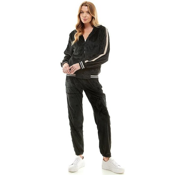 Hoodies Tracksuit Set Woman Comfortable Breathable Set - Picture 3 of 9